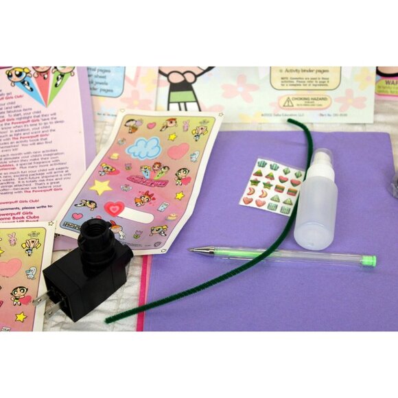 Cartoon Network Powerpuff Girls Club Craft Night Light Journal Sticker Jewel - Picture 7 of 14